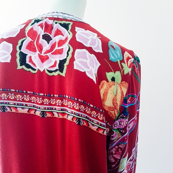 Stunning red desigual blouse - Picture 7 of 8